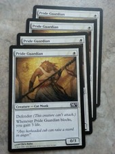 Pride Guardian playset (4 cards) NM M12 (Magic 2012) MtG Magic