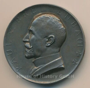163, Erinnerungsplakette "Paul Breitenbach Medaille 1914" Eisenbahn Töchterhort - Picture 1 of 2