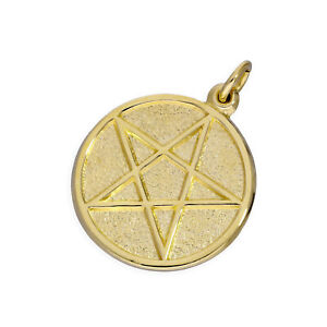 9 Karat Gold Pentagramm Charm