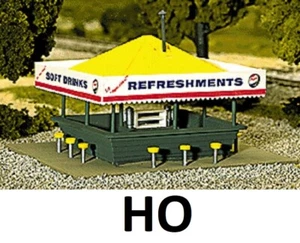 HO Scale - Refreshment Stand ( Building Kit ) ATL-715 - Picture 1 of 2