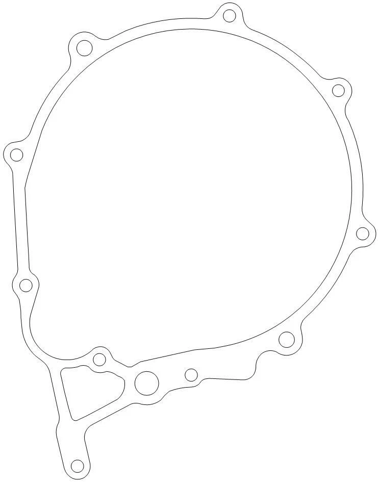 Honda XR650L 11395-MY2-620 Left Crankcase Cover Gasket - Image 1 of 1