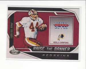 2019 Certified Raise the Banner #23 John Riggins Redskins