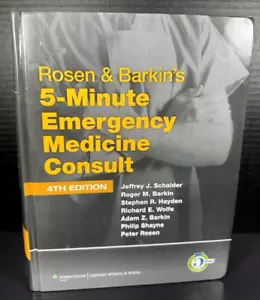 Rosen und Barkin's 5-Minuten Notfallmedizin Konsult 4. Aufl. Hardcover 2011 - Bild 1 von 7