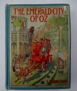 EMERALD CITY OF OZ by L. Frank Baum, !st ed., 1st printing, 1910 - Foto 1 di 13