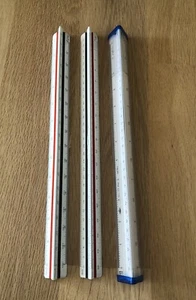 3 VTG Triangular Engineering Rulers: Alvin Kent Pickett - Picture 1 of 6