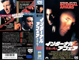 INTERNAL AFFAIRS:Richard Gere- Japanese original S-VHS For Promotion - Foto 1 di 6