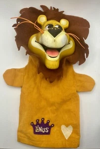 Vintage Mattel 1965 Linus il cuore di leone cartone animato burattino mano raro - Foto 1 di 7