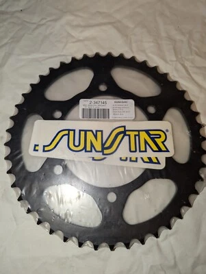 Piñón trasero eliminador Kawasaki EX250 EX500 Ninja EL250 45T negro Sunstar Foto 1 de 4
