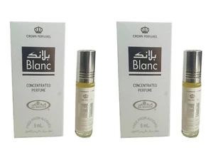 Blanc Perfume Oil 6ml x 2 | Alcohol-Free Attar | Clean Fresh Unisex Fragrance - Picture 1 of 4