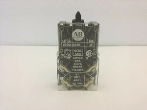 ALLEN BRADLEY 800M-XA4K CONTACT BLOCK 2MM 300VAC 2NC SERIES A  - Picture 1 of 6