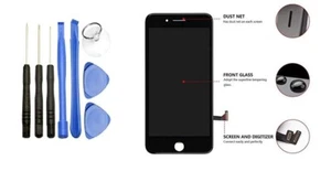 LCD für iPhone 8 Ersatz Display Touchscreen Digitizer + Gratis Tools Schwarz - Bild 1 von 4