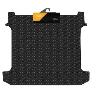 Fits Ford Transit Van Custom Crew Cab SWB 2013-On Heavy Duty 3MM Rubber Rear Mat - Picture 1 of 8