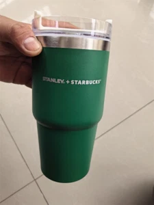 20fl Oz Green Stainless Steel Travel Tumbler Car Hold Straw Cup - Picture 1 of 6