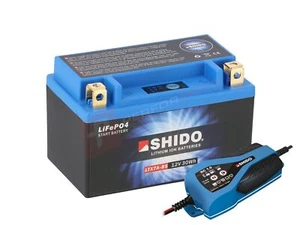 SYM 125 (4T) Fiddle III 2008-2015 Shido Lithium Battery & Charger - Picture 1 of 2