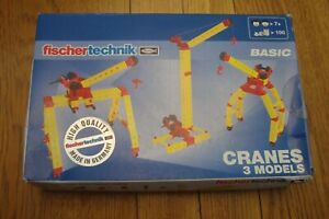 Fischer Technik Cranes, 100 pieces, make 3 types of Crane Models, Top Quality