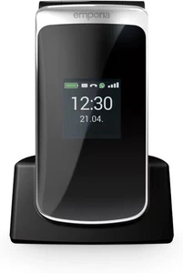Emporia TOUCHsmart.2, carcasa plegable, 8,25 cm (3,25 pulgadas), 8 MP, negro - embalaje original - Imagen 1 de 2