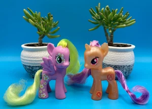 My Little Pony G4 Explore Equestria 3" brushable figure Flower Wishes & Pretzel - Picture 1 of 8