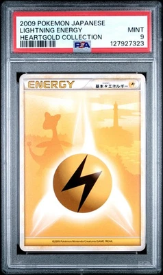 2009 POKEMON JPN HEARTGOLD COLL LIGHTNING ENERGY PSA 9 - Image 1 of 2