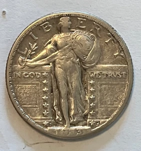 1923-er Jahre. Standing Liberty Quarter, XF - Bild 1 von 8