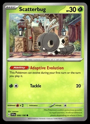 Scatterbug 008/198 SV01: Scarlet & Violet Base Set Regular - Image 1 of 2