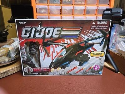 GI Joe Black Dragon VTOL 30th Anniversary POC Pursuit Cobra New  2010 - Image 1 of 4