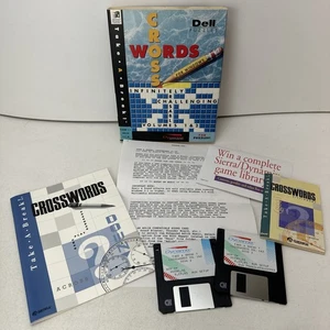 Sierra/ Dynamix Take a Break! PC Game Crosswords 3.5'' Vintage 1993 Dell Puzzles - Picture 1 of 8