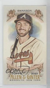 Topps Allen & Ginter's Mini Brooklyn Back 2021/25 Dansby Swanson #112 - Imagen 1 de 3