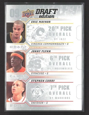 2009-10 UD Draft Edition Stephen Curry Flynn Maynor Rc #D-MFC - Image 1 of 2
