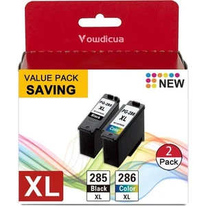 PG-285XL CL-286XL Ink For Canon TR7820 TS7720 TS7722 285 286XL High Yield 2PK - Picture 1 of 1