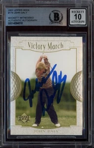 2001 Upper Deck John Daly #174 (Auto) (BAS 10) - Foto 1 di 1