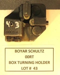 BOYAR SCHULTZ #OORT BOX TURNING TOOL HOLDER - LOT #43 - Picture 1 of 2