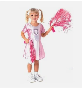 Cheerleader Child Toddler Girl Costume 1-2 yrs - Picture 1 of 1