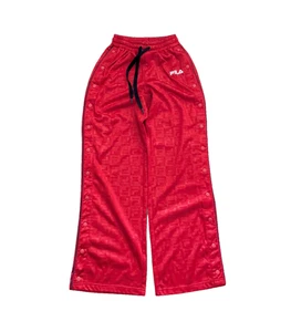 Fila Vintage retro 90s women's Size XS baggy track pants embroidered logo - Bild 1 von 9