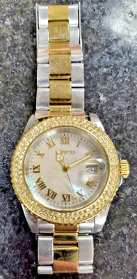 Invicta Seabase 20366 edição limitada relógio de dois tons madrepérola 238/1000 - Imagem 1 de 4