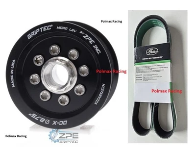 Polea sobrealimentadora ZPE Griptec 2.75/actualización de correa 2018-2021 Jeep Trackhawk 6.2 Foto 1 de 4