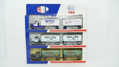 AHL American Highway Legends 1:64 Wonder Bread - Dole - Dutch Boy Trucks NUEVO F82 Foto 1 de 4