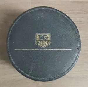 Vintage Tag Heuer Watch Box Formula One Leather Box Black Box No Case - Picture 1 of 9