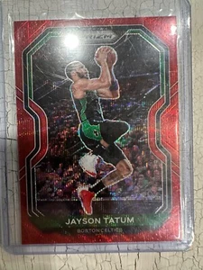 Panini Prizm Ruby Red Wave Jayson Tatum #119 Boston Celtics 2020-21 - Imagen 1 de 2