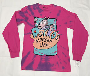 Nickelodeon Rocko's Modern Life SMALL Long Sleeve 100% Cotton Shirt