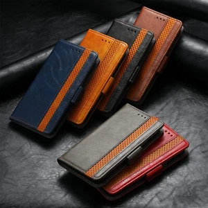 For Motorola Edge/Moto G Stylus/Power/Play/Moto G 2025 Card Wallet Flip Case - Picture 1 of 13