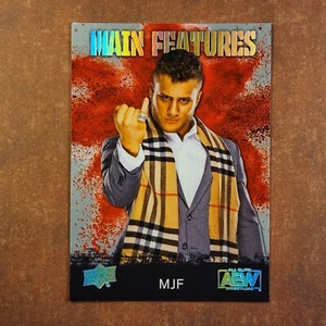2-12-04 PWE. 2021 upper deck aew main features SILVER #mf-28 mjf - Picture 1 of 2