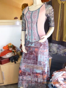 SAVE THE QUEEN : robe longue cocktail mod. "ARABESQUE » prix bout. 589€ (-60%) - Picture 1 of 12