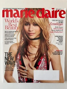 FRESH FACES Zendaya Gugu Mbatha-Raw May 2016 MARIE CLAIRE MAGAZINE Boscar Artist - Picture 1 of 5
