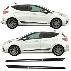 Calcomanía de liberación de aire con rayas laterales de doble puerta para Ford Fiesta ST 5 puertas MK8 - Imagen 1 de 2