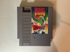 NES Dragon Warrior RPG 1989 Cart Only - Tested/Works - Clean Label