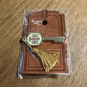Disney Twilight Zone Tower Of Terror Hollywood Hotel Key HTH Tassel Pin 29464 - Picture 1 of 2