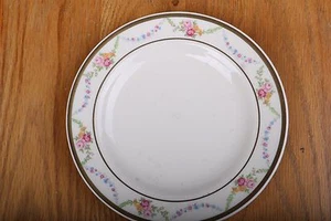 Vintage Edwin M Knowles China Co Garland Pattern Bread Plate Made In USA - Picture 1 of 4