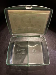Scatola di plastica vuota vintage Amway Nutrilite USA verde 2 scomparti 1957. Arte vintage - Foto 1 di 11