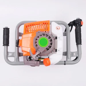PAS 63cc Gas Power Earth Auger Post Fence Hole Digger Ground Borer Drill Machine - Picture 1 of 8