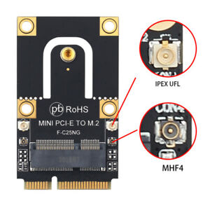 M.2 NGFF to Mini PCIE wifi Adapter for Intel wifi 6 AX200 wifi 6E AX210 MT7921K